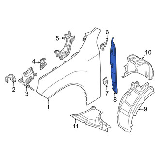 BMW OE - Right Fender Insulator