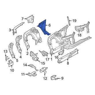 BMW OE - Front Left Floor Side Rail Reinforcement
