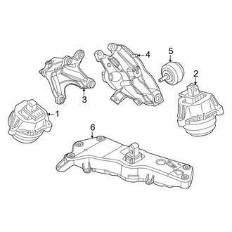 BMW OE - Engine & Transmission Mounting (2.0L MILD HYBRID EV-GAS (MHEV))