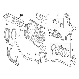 BMW OE - Engine - Turbocharger & Components (2.0L MILD HYBRID EV-GAS (MHEV))