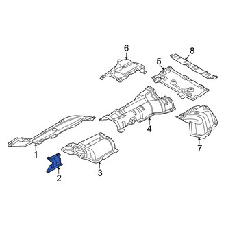 BMW OE - Front Left Floor Pan Heat Shield