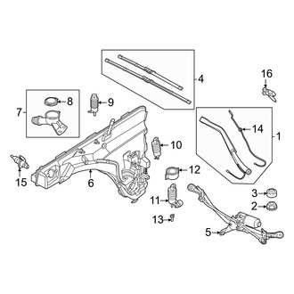 BMW OE - Windshield - Wiper & Washer Components