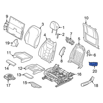 BMW OE - Front Left Power Seat Switch