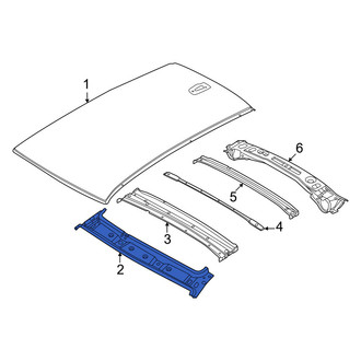 BMW OE - Front Roof Header Panel