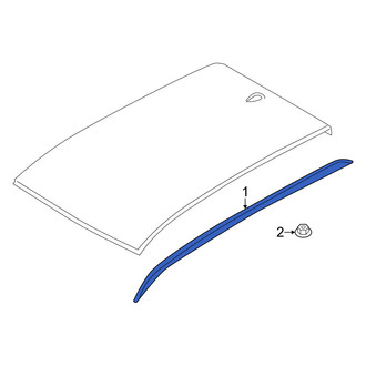 BMW OE - Left Roof Side Rail