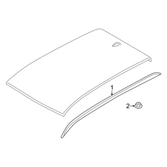 BMW OE - Roof - Exterior Trim (W/O Panoramic Roof)