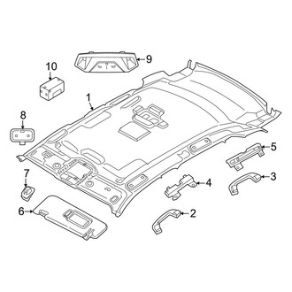 BMW OE - Roof - Interior Trim (W/O Panoramic Roof)