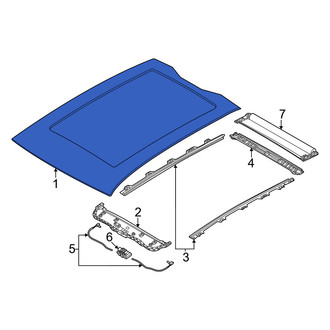 BMW OE - Sunroof Glass