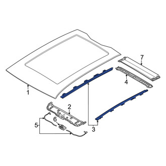 BMW OE - Sunroof Frame