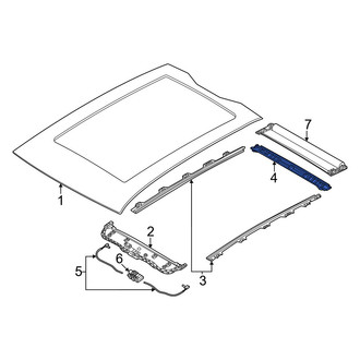 BMW OE - Rear Sunroof Frame