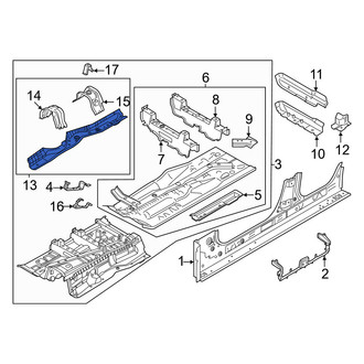 BMW OE - Front Center Floor Pan Reinforcement