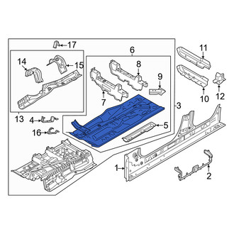 BMW OE - Center Left Floor Pan