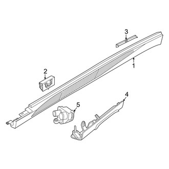 BMW OE - Pillars, Rocker & Floor - Exterior Trim (W/O M Type)