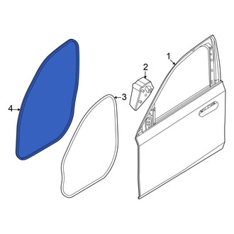 BMW OE - Front Inner Door Seal