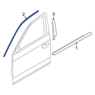 BMW OE - Front Left Door Reveal Molding