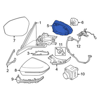 BMW OE - Front Left Door Mirror Housing