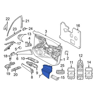 BMW OE - Front Left Door Armrest