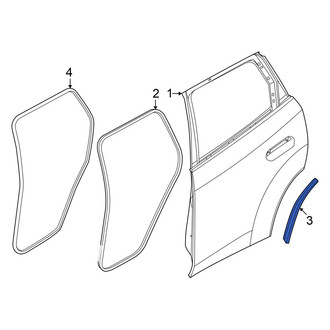 BMW OE - Rear Left Door Shell Seal