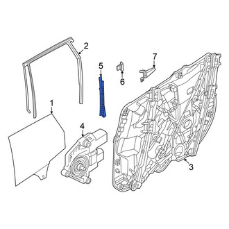 BMW OE - Rear Left Window Regulator Guide