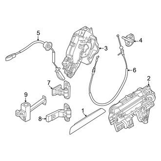 BMW OE - Rear Door - Lock & Hardware