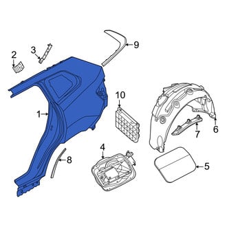 BMW OE - Rear Left Quarter Panel