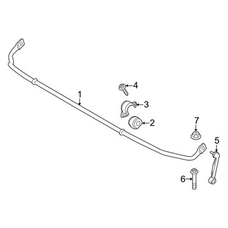 BMW OE - Rear Suspension - Stabilizer Bar & Components (M50 xDrive)