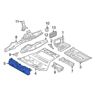 BMW OE - Rear Center Floor Pan Crossmember
