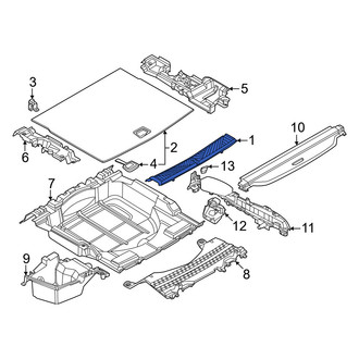 BMW OE - Rear Liftgate Trim Scuff Plate