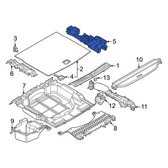 BMW OE - Rear Right Trunk Floor Storage Box