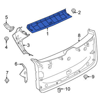 BMW OE - Rear Upper Liftgate Trim