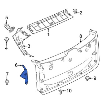 BMW OE - Rear Left Liftgate Trim Cover
