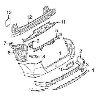 BMW OE - Rear Bumper - Bumper & Components