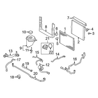 BMW OE - Cooling - Radiator & Components (Main), (xDrive50i)