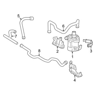 BMW OE - Cooling - Water Pump (Auxiliary), (M)