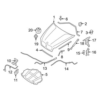 BMW OE - Hood & Grille - Hood & Components