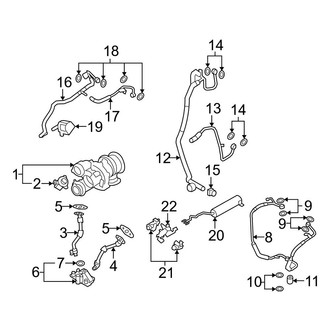 BMW OE - Engine - Turbocharger & Components (Turbocharger & Lines), (xDrive50i)