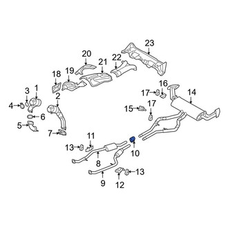 BMW OE - Rear Exhaust Muffler Clamp