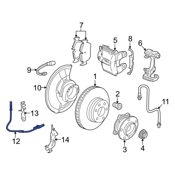 ABS Wheel Speed Sensor