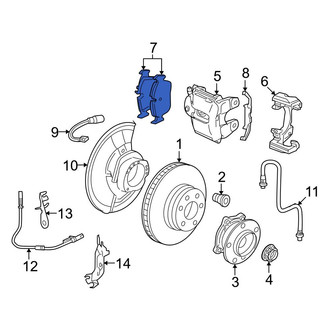 BMW OE - Front Disc Brake Pad Set