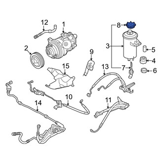 BMW OE - Front Power Steering Reservoir Cap