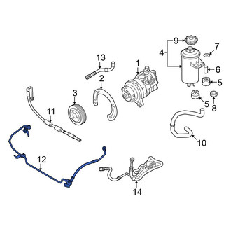 BMW OE - Power Steering Pressure Hose
