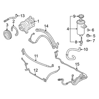 BMW OE - Steering Gear & Linkage - Pump & Hoses (With Adaptive Drive)