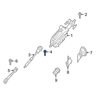 BMW OE - Lower Steering Column U-Joint Bolt