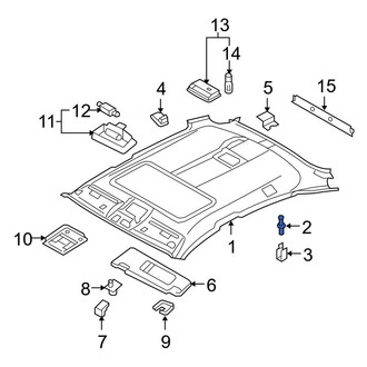 BMW OE - Headliner Clip