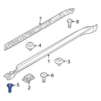 BMW OE - Rocker Panel Molding Clip