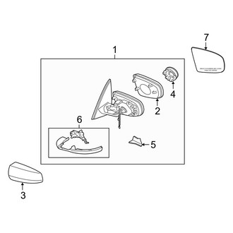 BMW OE - Front Door - Outside Mirrors (M)