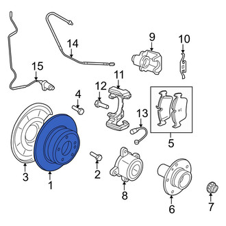 BMW OE - Rear Disc Brake Rotor