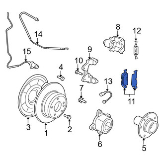 BMW OE - Rear Disc Brake Pad Set