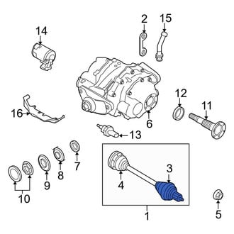 BMW OE - Front Left Outer CV Joint Boot Kit