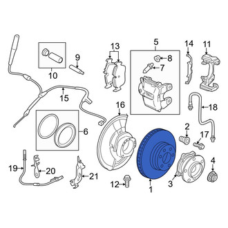 BMW OE - Front Left Disc Brake Rotor